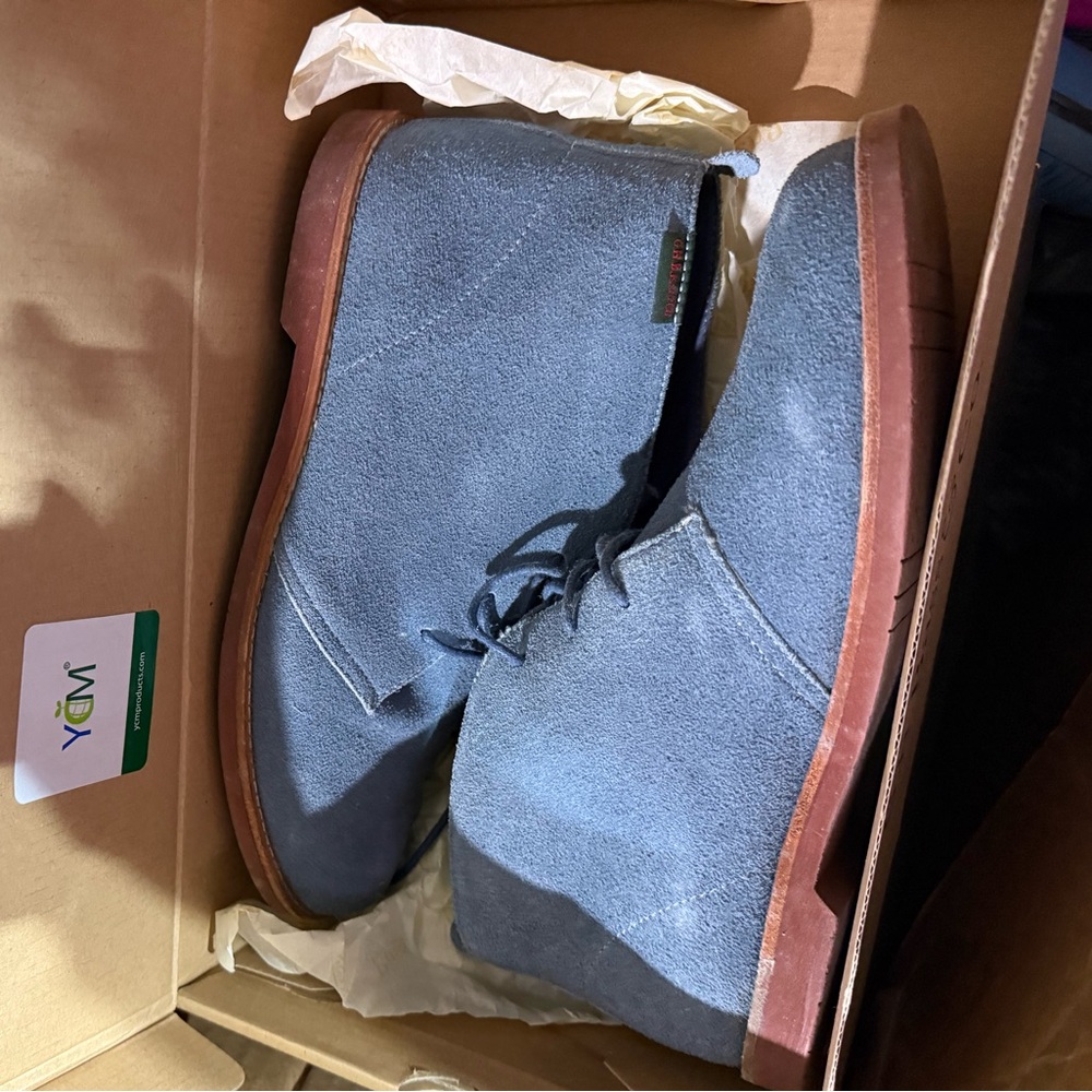Blue Suede Women Shoes